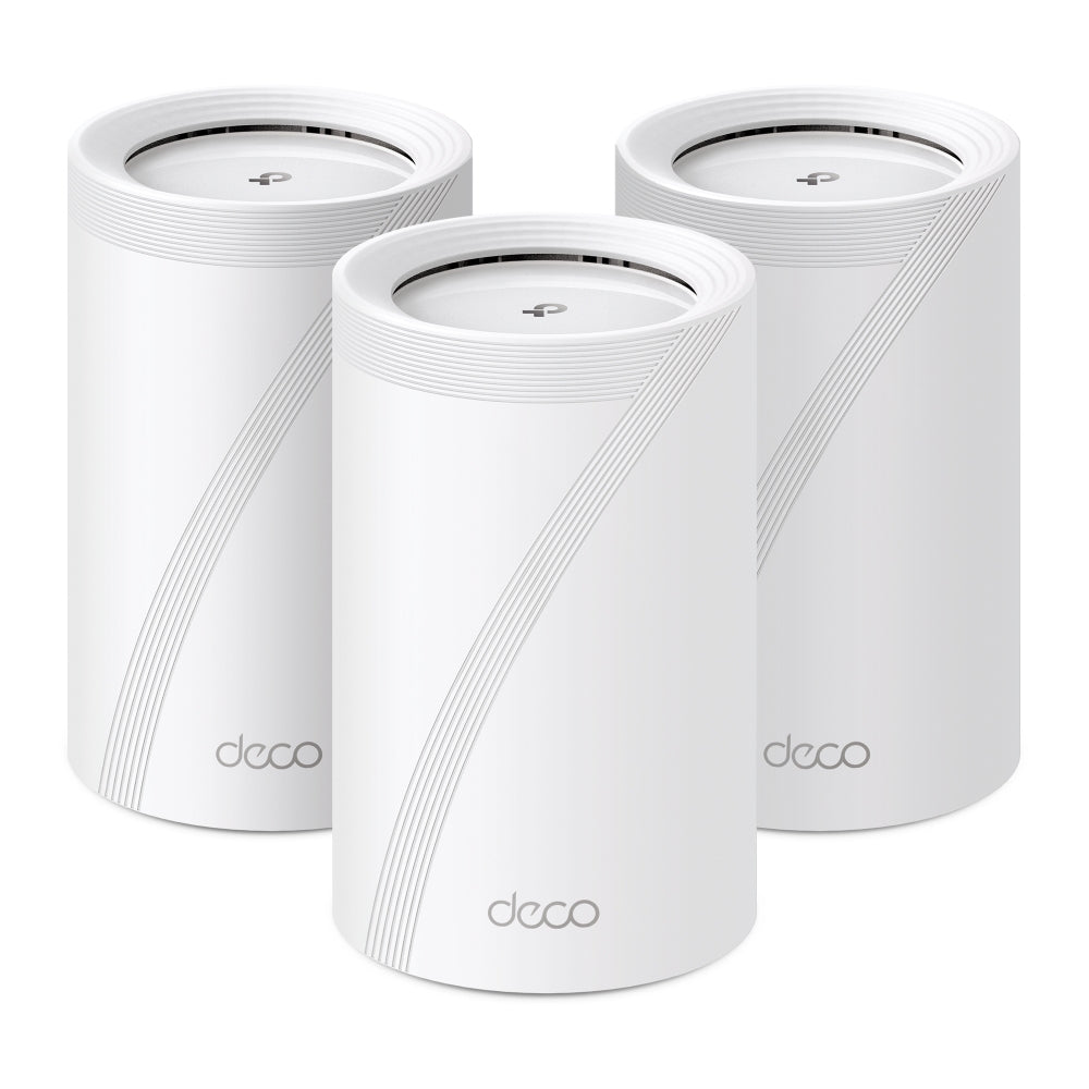 TP-Link Deco BE65 V1 - Wi-Fi system - (3 routers) - up to 7 800 sq.ft - mesh 1GbE 2.5GbE Wi-Fi 7 Multi-Band