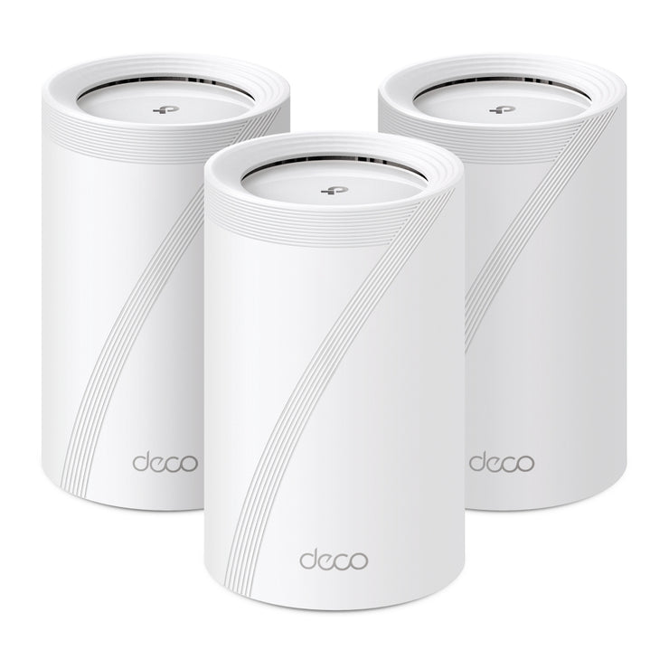 TP-Link Deco BE65 V1 - Wi-Fi system - (3 routers) - up to 7 800 sq.ft - mesh 1GbE 2.5GbE Wi-Fi 7 Multi-Band