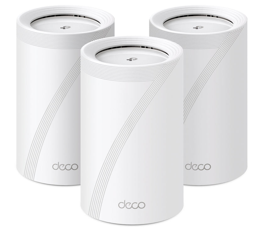 TP-Link Deco BE65 V1 - Wi-Fi system - (3 routers) - up to 7 800 sq.ft - mesh 1GbE 2.5GbE Wi-Fi 7 Multi-Band