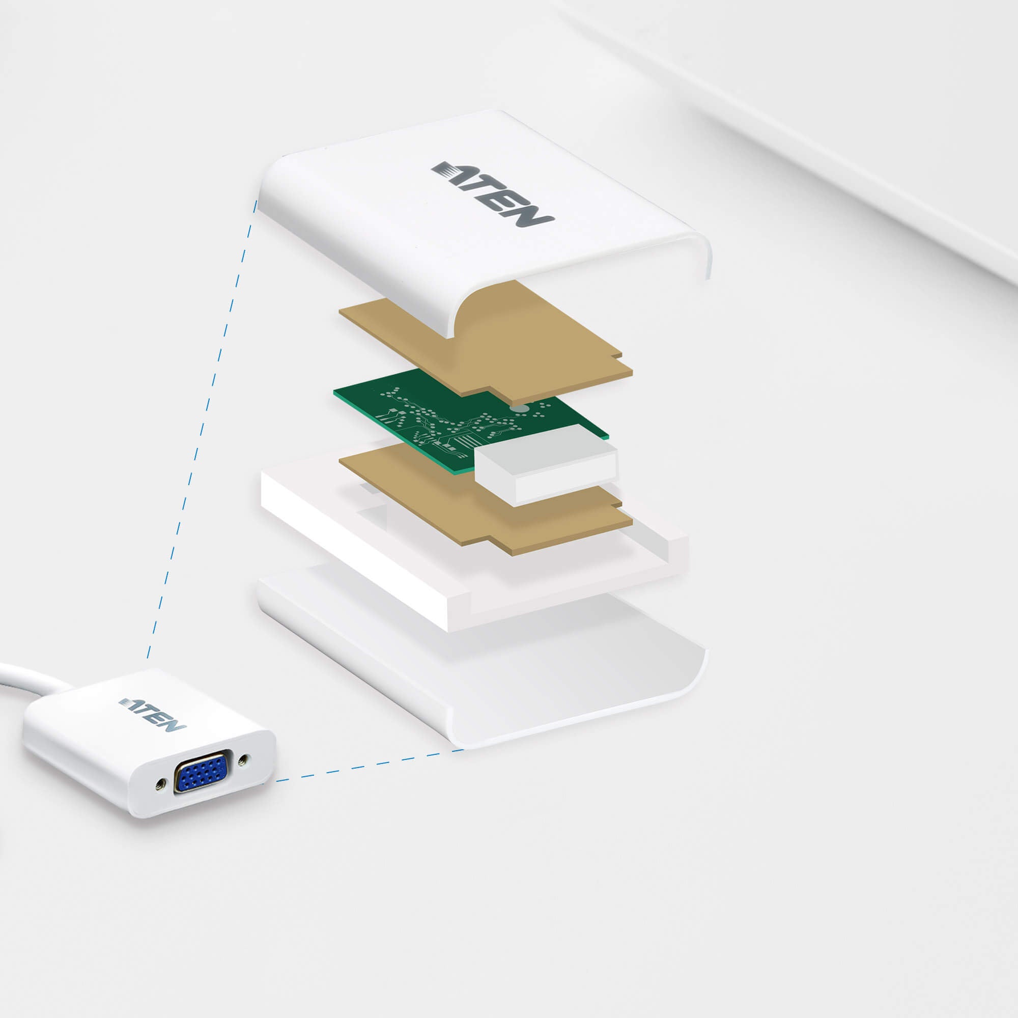 ATEN DP to VGA Adapter
