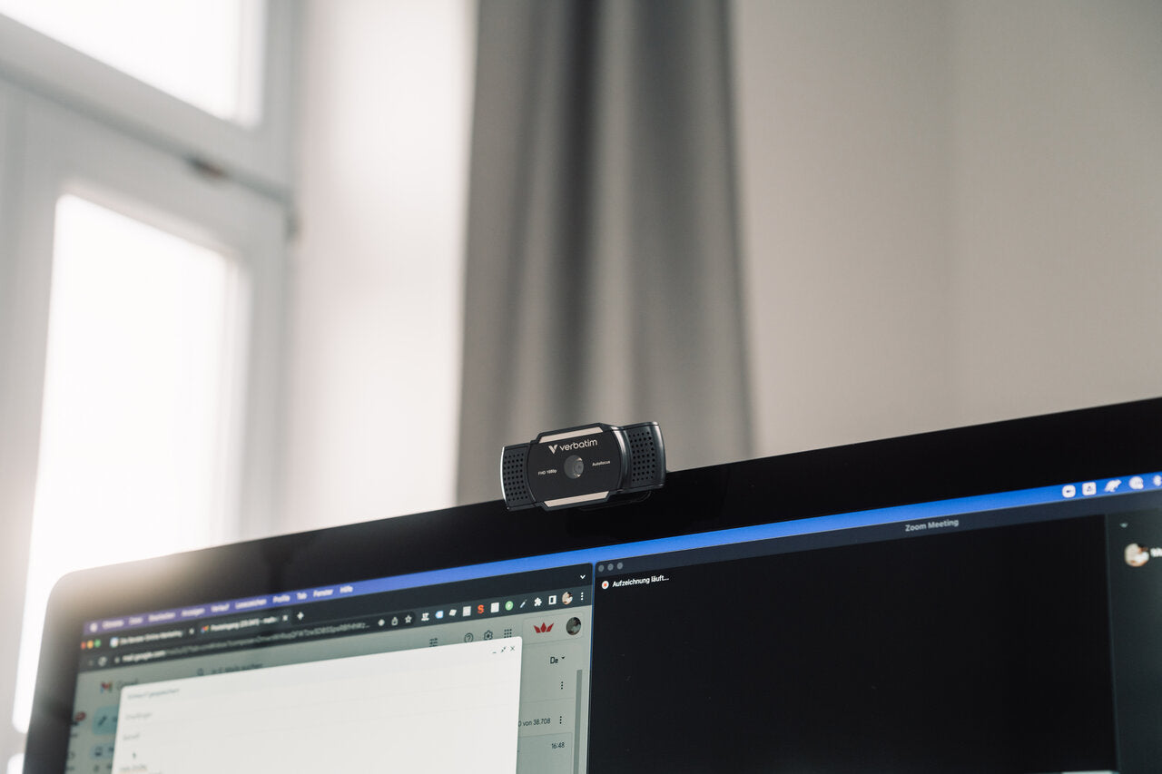 Verbatim Webcam with Microphone Full HD 1080p Autofocus AWC-01