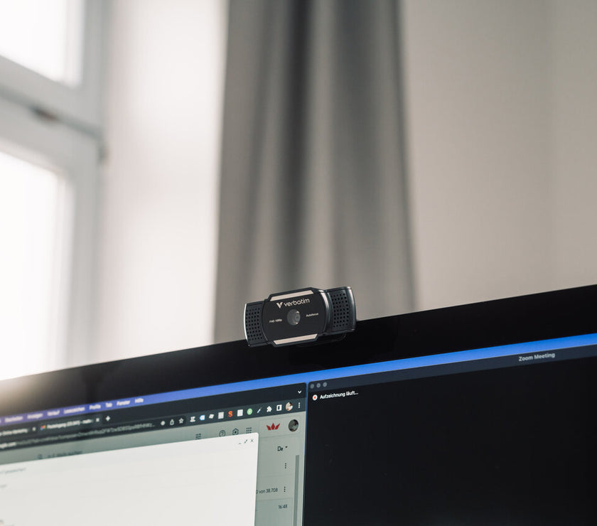 Verbatim Webcam with Microphone Full HD 1080p Autofocus AWC-01