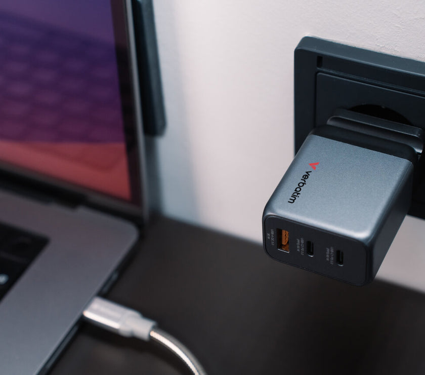 Verbatim 65W 3-Port GaN Wall Charger