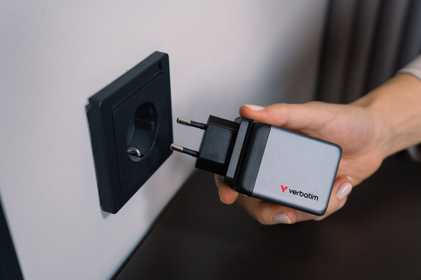 Verbatim 65W 3-Port GaN Wall Charger