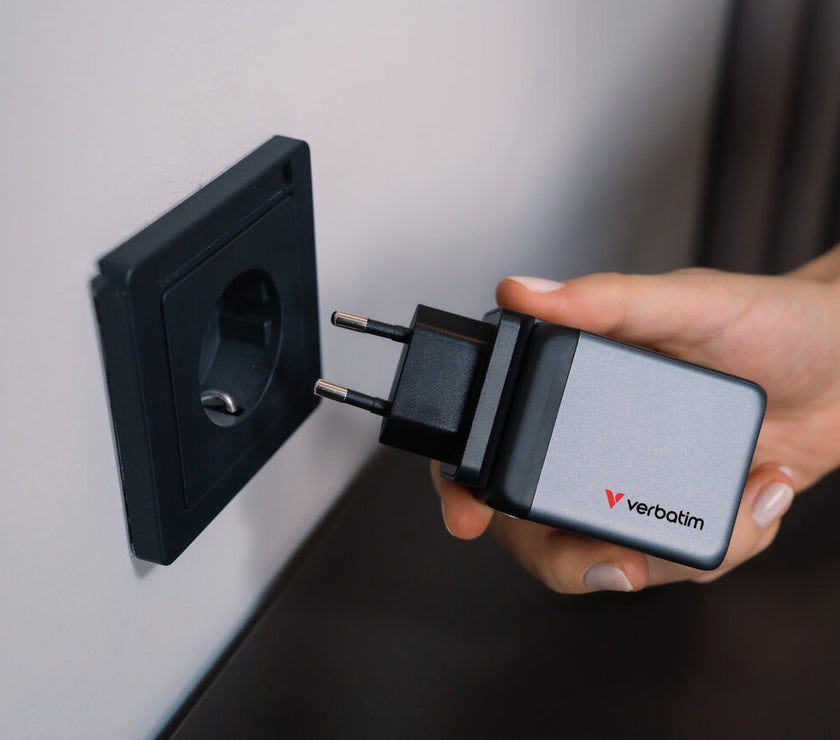 Verbatim 65W 3-Port GaN Wall Charger