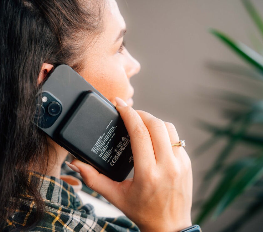 Verbatim Charge 'n' Go Power Bank 5000mAh Magnetic Wireless Charging - Black