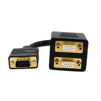 Startech 1 ft VGA to 2x VGA Video Splitter Cable M/F