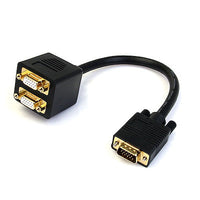 Startech 1 ft VGA to 2x VGA Video Splitter Cable M/F