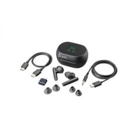 Poly Voyager Free 60+ MS Black USB-A + Touchscreen Charging Case