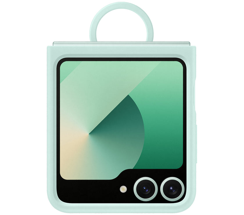 SAM Z Flip6 Silicone Case with Ring Mint