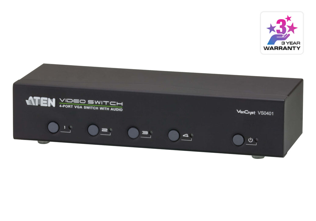 ATEN 4 Port Switch RS232