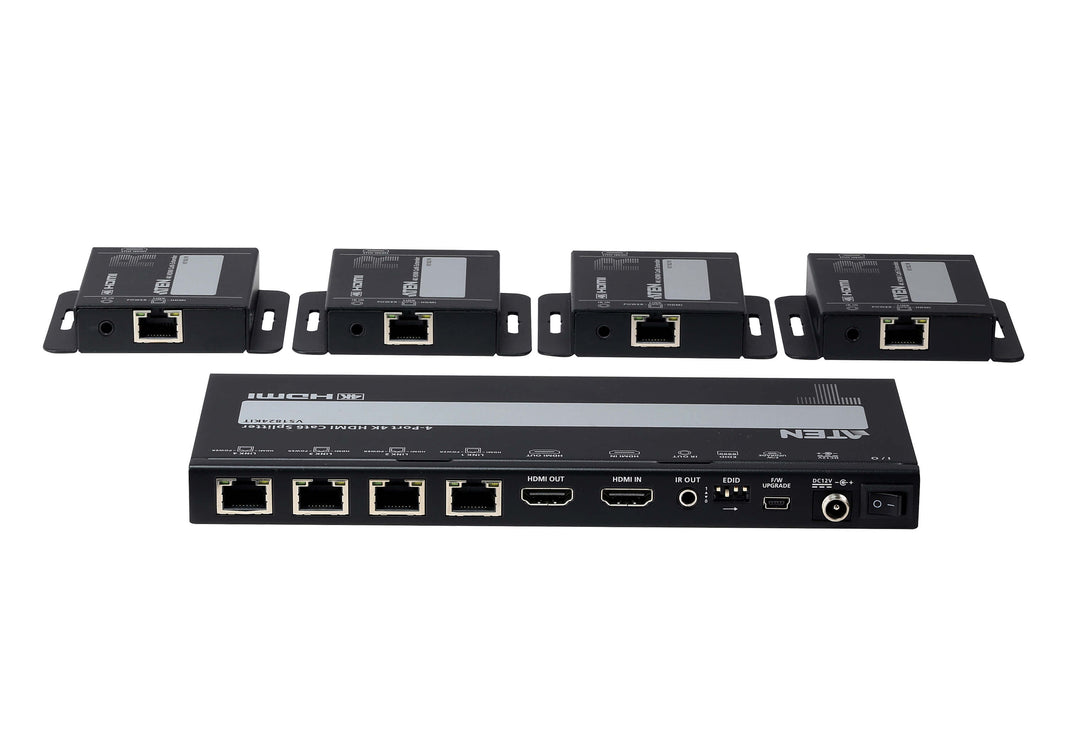 4 PORT 4K HDMI CAT6 SPLITTER+RX