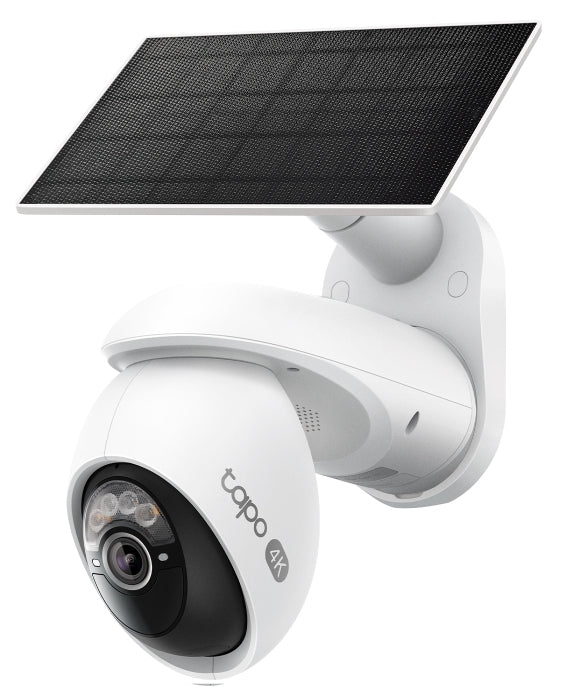 SOLAR-POWERED PAN/TILT SECURITY CAMERA