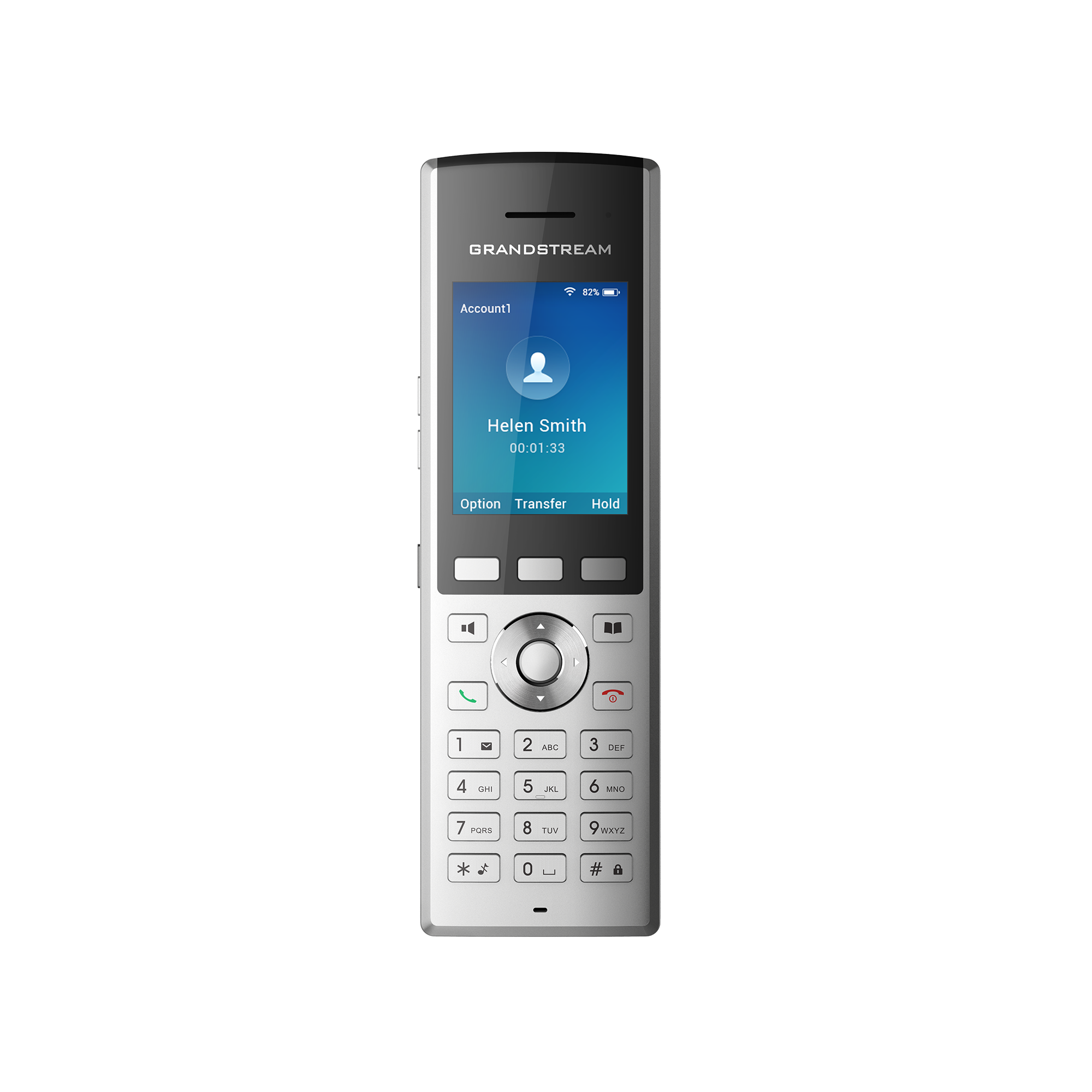 Grandstream Networks WP820 IP phone Black, Silver 2 lines LCD Wi-Fi