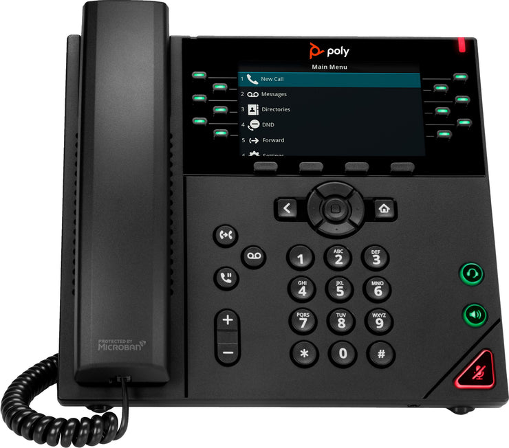 POLY VVX 450 PoE-enabled