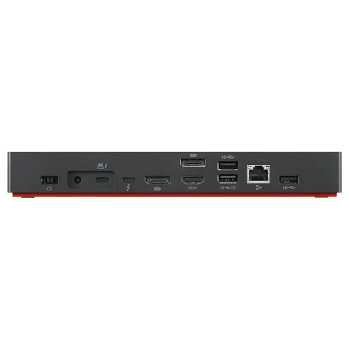 Lenovo Dock: 2x DisplayPort, 1x HDMI, 3x USB 3.1, 2x USB 2.0, 1x USB-C, 1x LAN