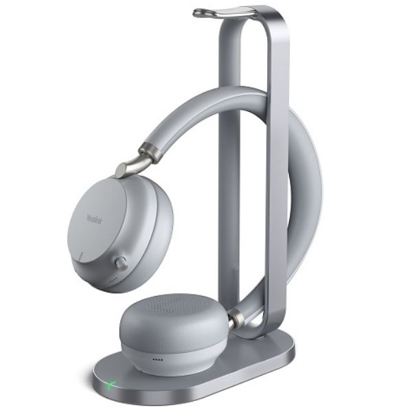 Yealink BH72 Dual Bluetooth Headset UC with Charging Stand GREY