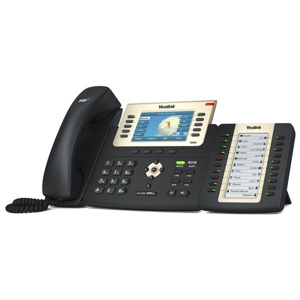 Yealink EXP20 IP phone Black LCD