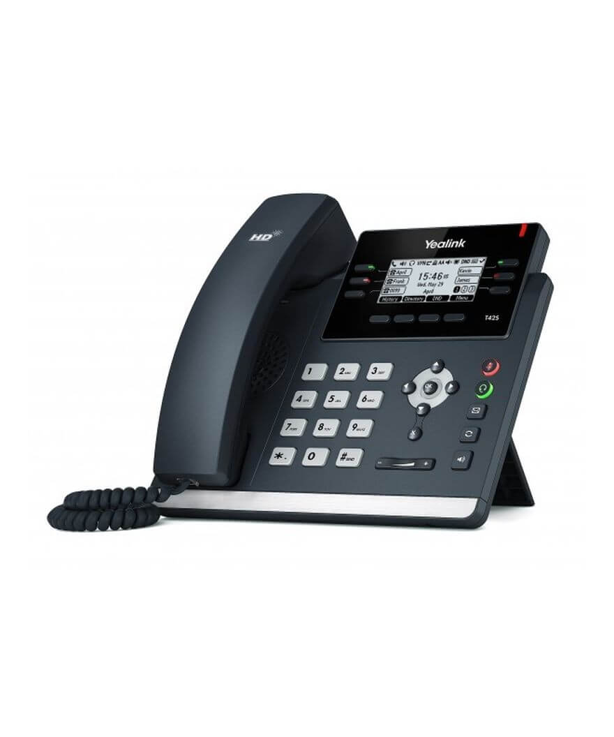 Yealink SIP-T44U IP phone Grey 8 lines LCD Wi-Fi