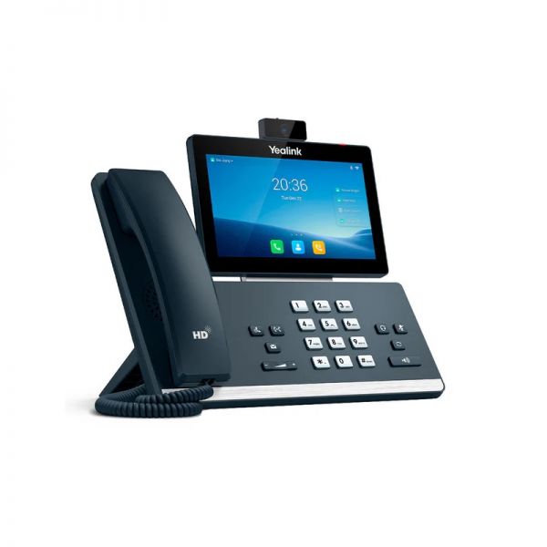 Yealink SIP-T58W (with camera) - Android Based IP Video Phone with corded receiver
