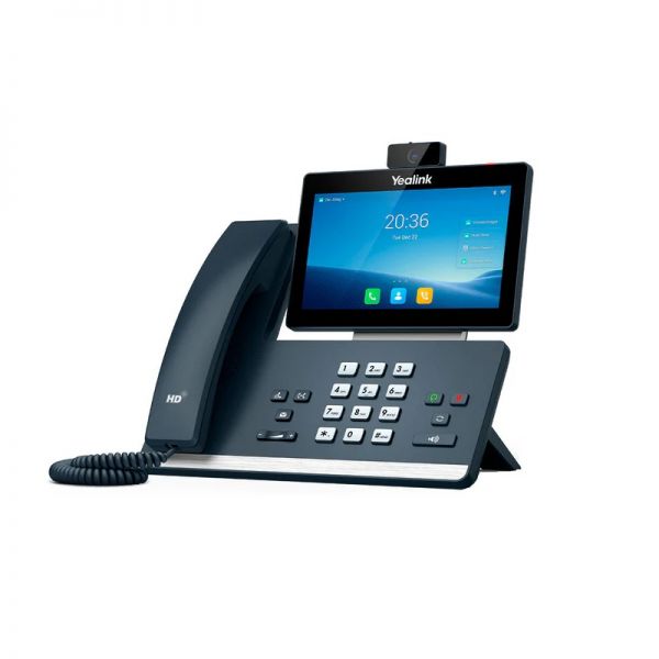 Yealink SIP-T58W (with camera) - Android Based IP Video Phone with corded receiver