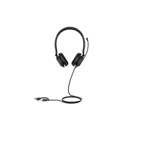 Yealink UH35 Dual USB-C/A Wired Headset with Leatherette ear cushions (Teams Edition)