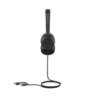 Yealink UH35 Dual USB-C/A Wired Headset with Leatherette ear cushions (Teams Edition)