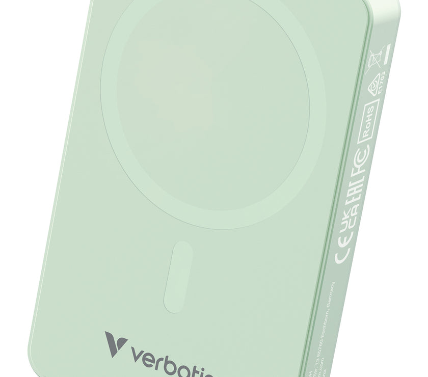 Verbatim Charge Go Mag Wless 10000 Grn
