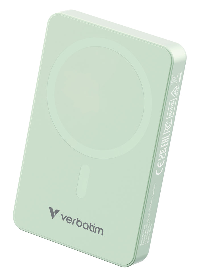 Verbatim Charge Go Mag Wless 10000 Grn