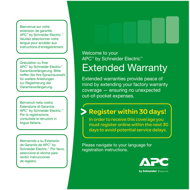 APC 3 Yr Warranty Extension new product