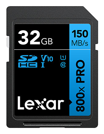 Lexar 800X Pro 32GB SD Card