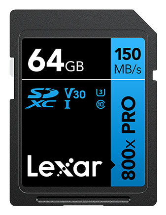 Lexar 800X Pro 64GB SD Card
