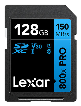 Lexar 800X Pro 128GB SD Card