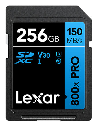 Lexar 800X Pro 256GB SD Card