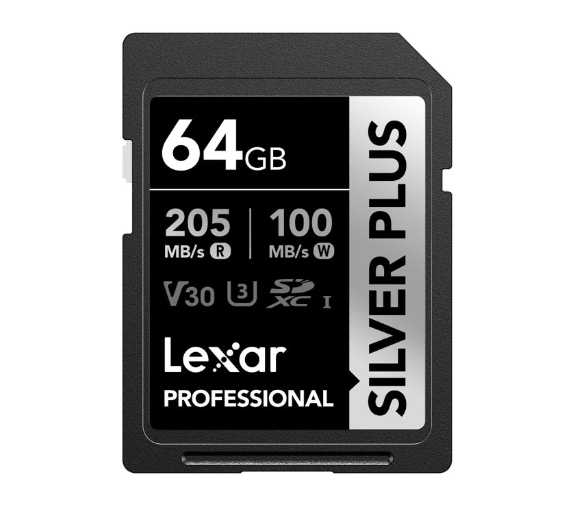 Lexar SILVER PLUS 64GB SD Card